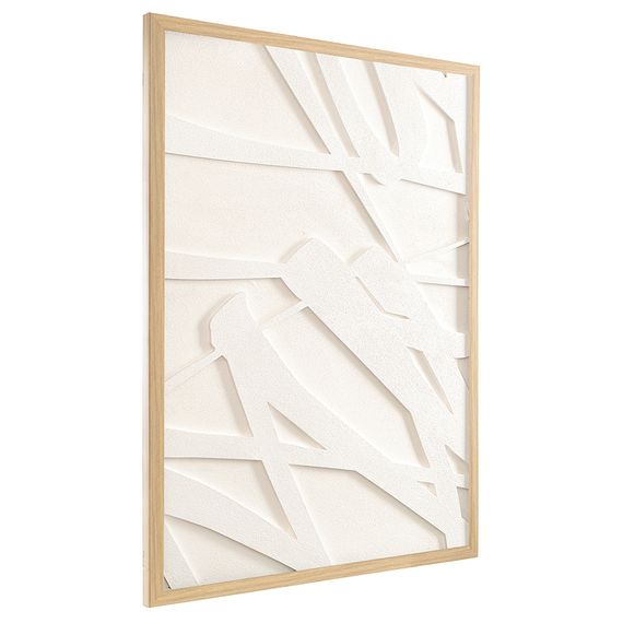 Панно декоративное с эффектом 3D Minimalism, 70х100 см, с бежевой рамкой, Bergenson Bjorn, фото , изображение 2