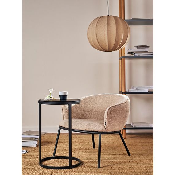 Светильник подвесной Texture Rib, ?48 см, бежевый, Bergenson Bjorn, фото , изображение 2