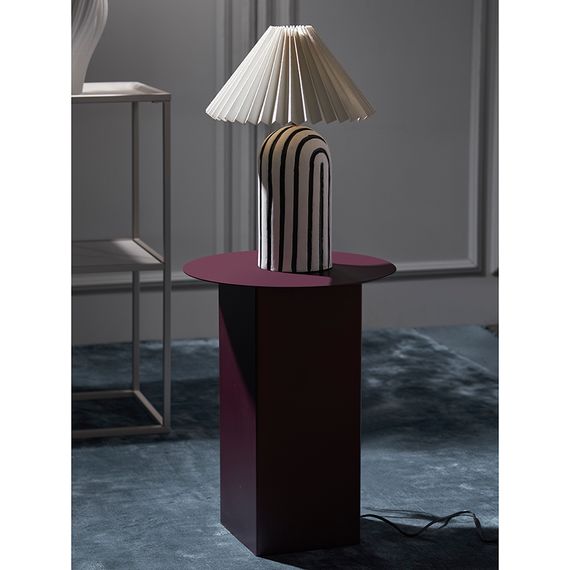 Светильник настольный Stripel, ?30х44 см, черный/белый, Bergenson Bjorn, фото , изображение 4