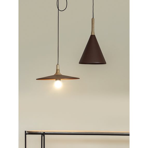 Светильник подвесной Mango Pyor, ?40х13 см, сиреневый, Bergenson Bjorn, фото , изображение 3