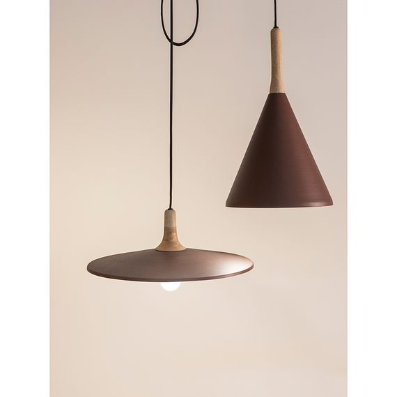 Светильник подвесной Mango Pyor, ?40х13 см, сиреневый, Bergenson Bjorn, фото , изображение 4