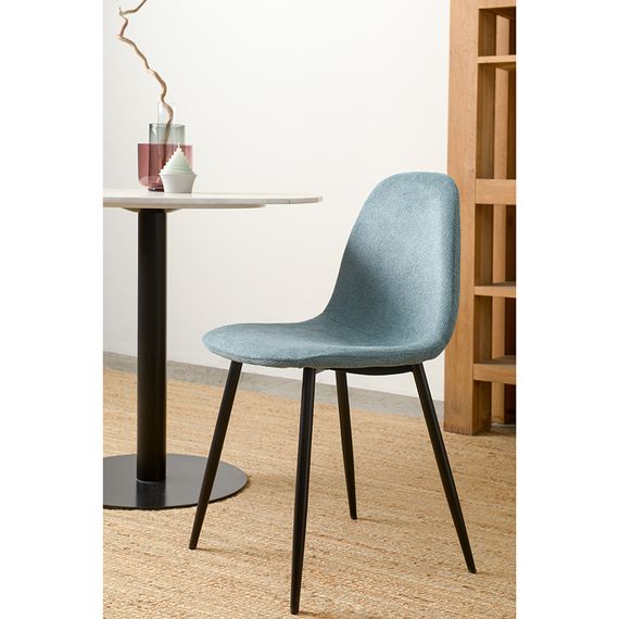 Стул Breeze, шенилл, светло-бирюзовый, Bergenson Bjorn, фото , изображение 4