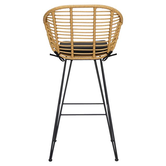 Стул барный Vetle Bent, ротанг, Bergenson Bjorn, фото , изображение 9
