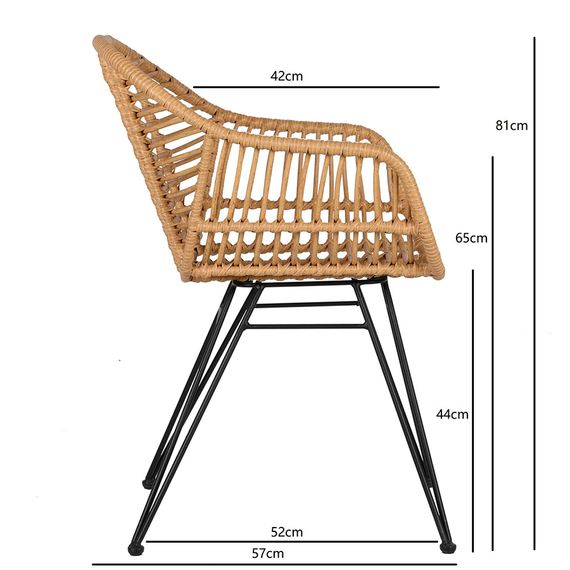 Стул Vetle Bent, ротанг, Bergenson Bjorn, фото , изображение 20