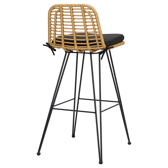 Стул барный Vetle Flat, ротанг, Bergenson Bjorn, фото , изображение 13