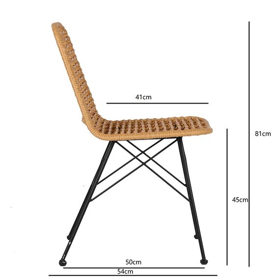 Стул Vetle Flat, ротанг, Bergenson Bjorn, фото , изображение 14