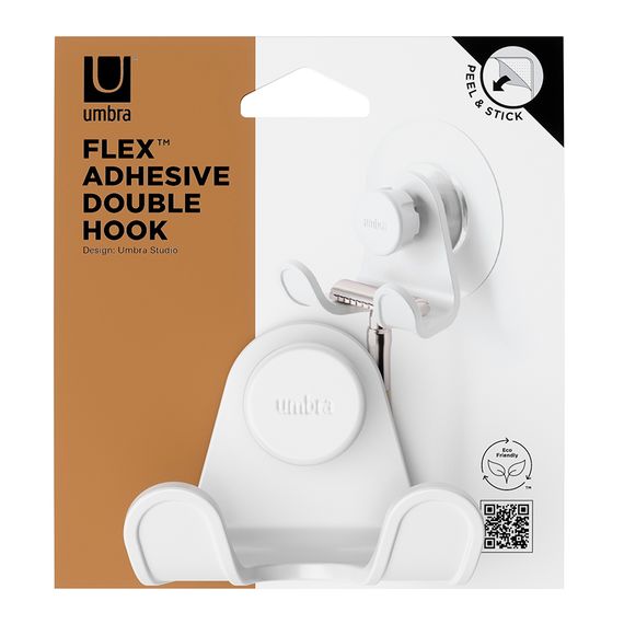 Крючок универсальный Flex Adhesive, белый, UMBRA, фото , изображение 9