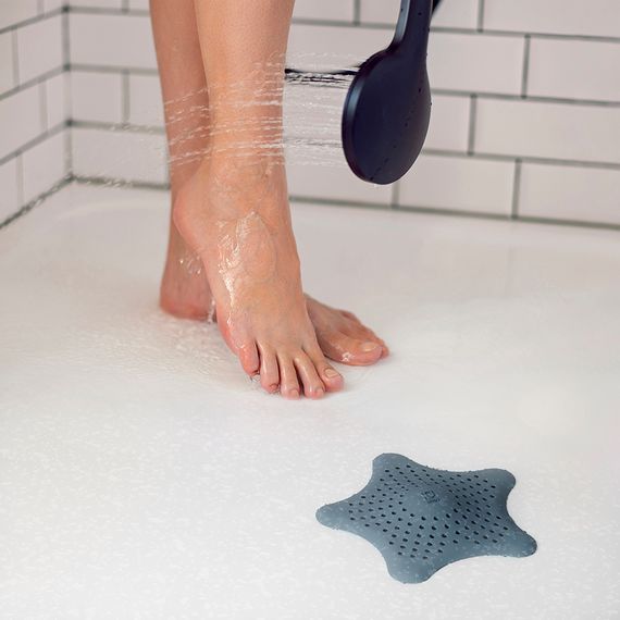 Фильтр для слива Starfish, серо-голубой, Umbra, фото , изображение 4