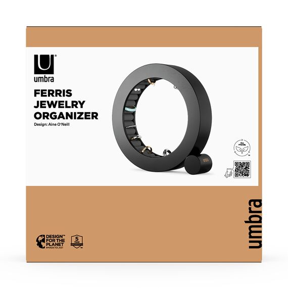 Органайзер для украшений Ferris,  19 см, черный, UMBRA, фото , изображение 14