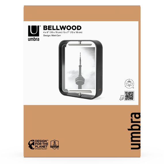 Фоторамка двухсторонняя Bellwood, 19х24, черная, UMBRA, фото , изображение 14