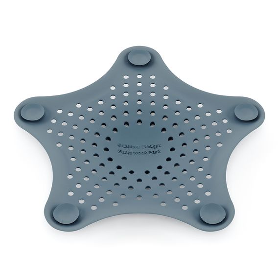 Фильтр для слива Starfish, серо-голубой, Umbra, фото , изображение 6