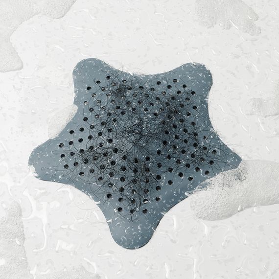 Фильтр для слива Starfish, серо-голубой, Umbra, фото , изображение 3