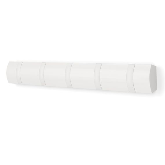 Вешалка настенная Flip, 50,8 см, белая, 5 крючков, Umbra, фото , изображение 6