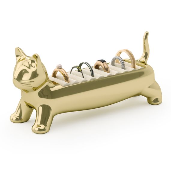 Держатель для колец Ali Cat, латунь, UMBRA, фото , изображение 2