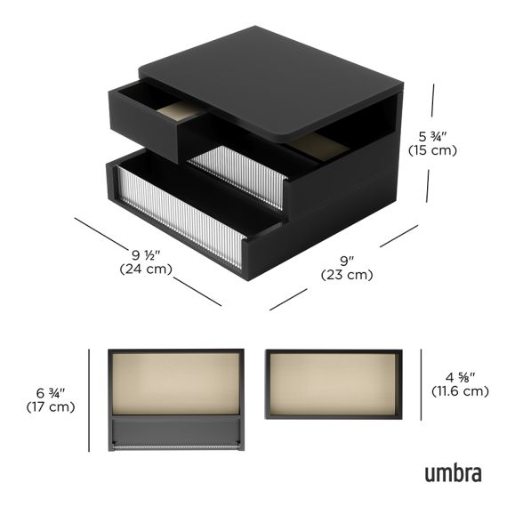 Шкатулка Malibu, черная, Umbra, фото , изображение 18