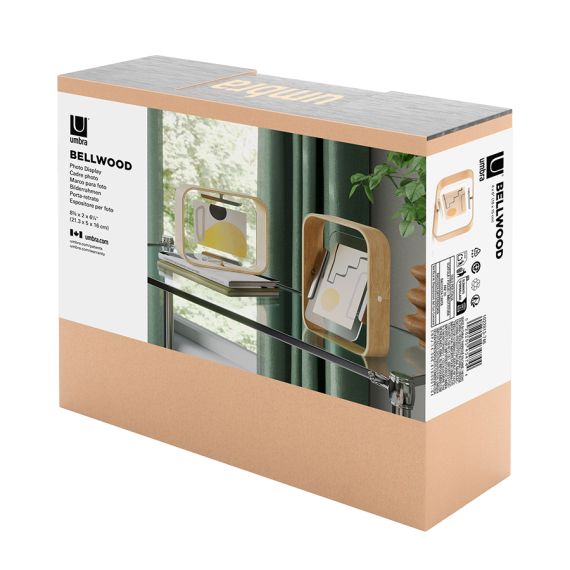 Фоторамка двусторонняя Bellwood,16х22 см, натуральное дерево, UMBRA, фото , изображение 17