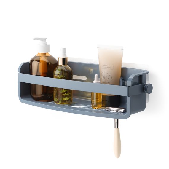 Органайзер для душа Flex Adhesive, голубой, UMBRA, фото , изображение 7