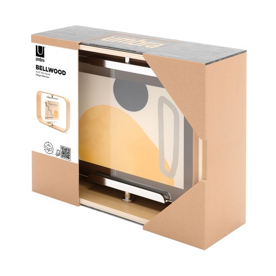 Фоторамка двусторонняя Bellwood,16х22 см, натуральное дерево, UMBRA, фото , изображение 16