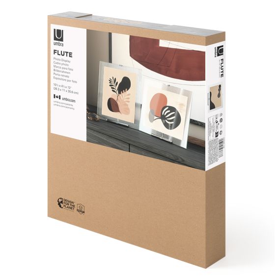 Фоторамка Flute, 26х30 см, хром, UMBRA, фото , изображение 21