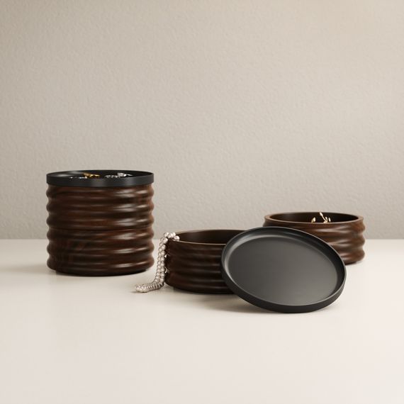 Шкатулка для украшений Tesora, черный орех, UMBRA, фото , изображение 4