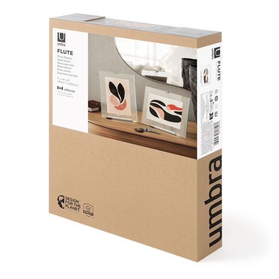 Фоторамка Flute, 20х23 см, хром, UMBRA, фото , изображение 20