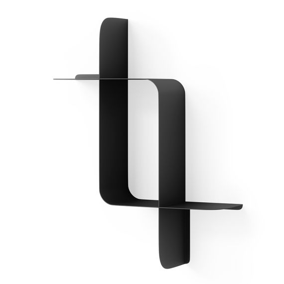 Набор металлических настенных полок Montage, 2 шт., черные, UMBRA, фото , изображение 7