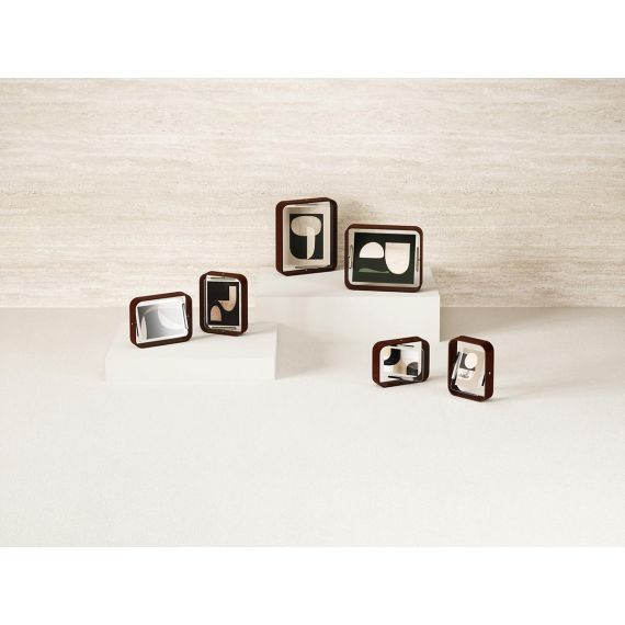 Фоторамка двусторонняя Bellwood, 16х22 см, состаренный орех, UMBRA, фото , изображение 8