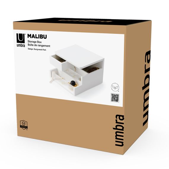 Шкатулка Malibu, белая, Umbra, фото , изображение 17
