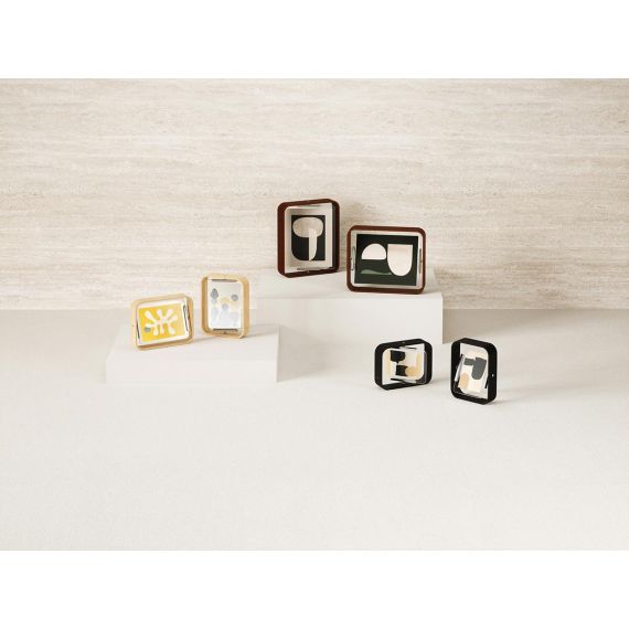 Фоторамка двусторонняя Bellwood, 16х22 см, состаренный орех, UMBRA, фото , изображение 6