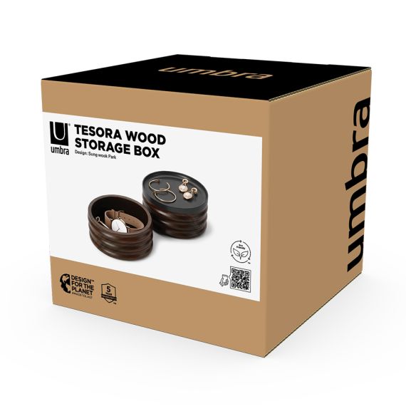 Шкатулка для украшений Tesora, черный орех, UMBRA, фото , изображение 15