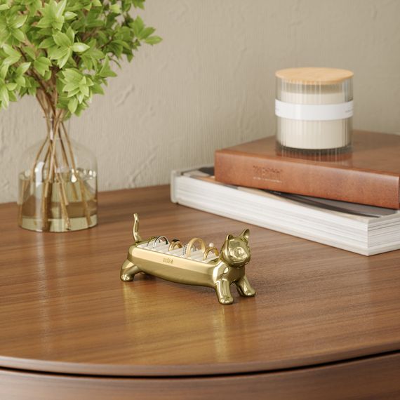 Держатель для колец Ali Cat, латунь, UMBRA, фото , изображение 4