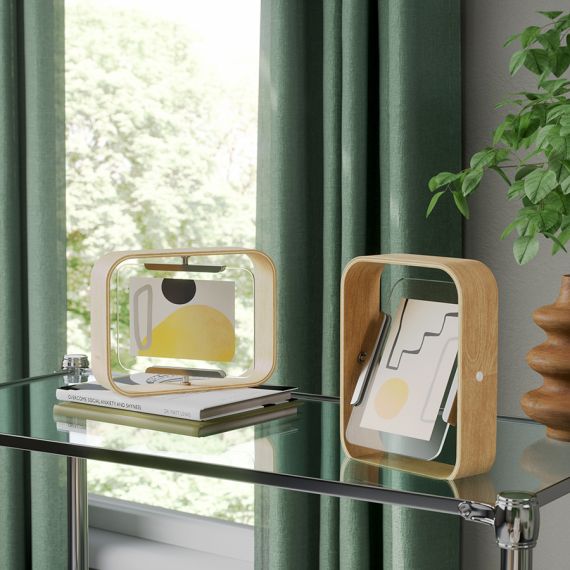 Фоторамка двусторонняя Bellwood,16х22 см, натуральное дерево, UMBRA, фото , изображение 2