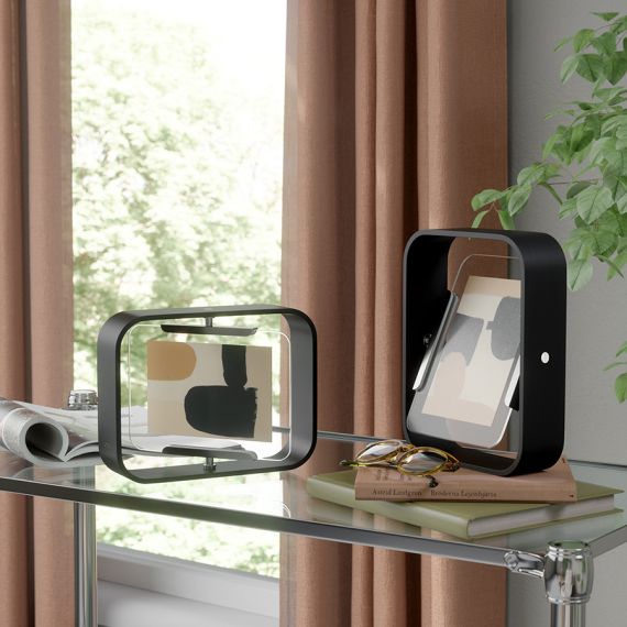 Фоторамка двусторонняя Bellwood, 16х22 см, черная, Umbra, фото , изображение 2