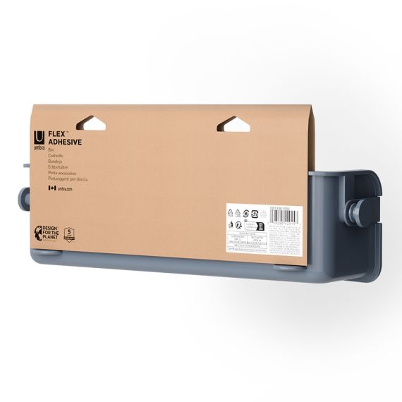 Органайзер для душа Flex Adhesive, голубой, UMBRA, фото , изображение 14