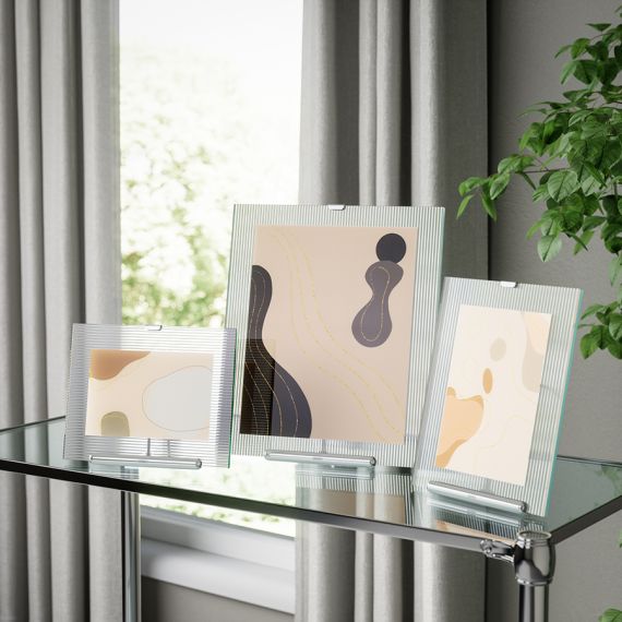 Фоторамка Flute, 20х23 см, хром, UMBRA, фото , изображение 3