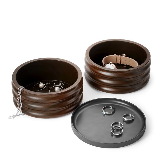 Шкатулка для украшений Tesora, черный орех, UMBRA, фото , изображение 13