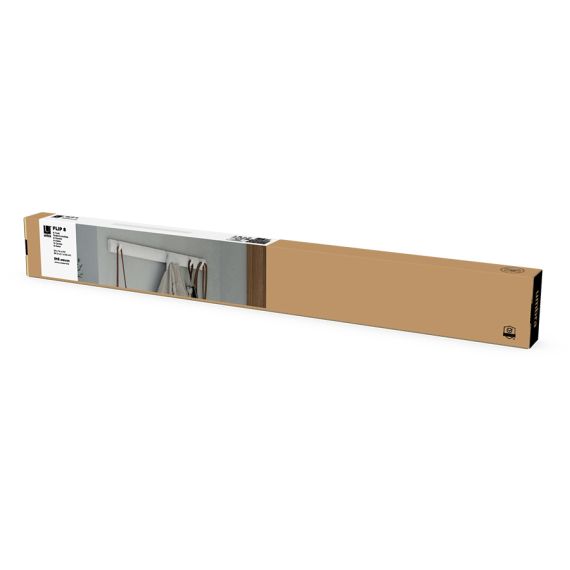 Вешалка настенная Flip, 81 см, 8 крючков, белая, Umbra, фото , изображение 11