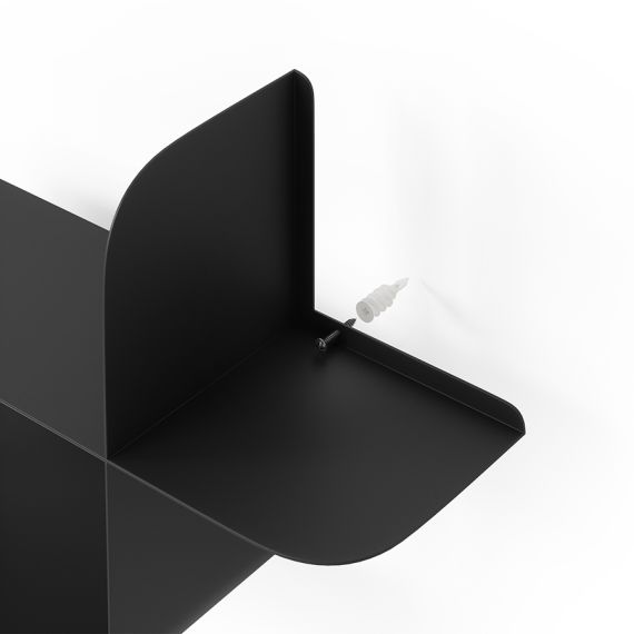 Набор металлических настенных полок Montage, 2 шт., черные, UMBRA, фото , изображение 16