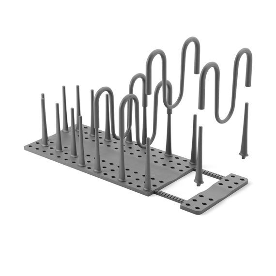 Органайзер для посуды и столовых приборов Peggy, 20х55 см, серый, UMBRA, фото , изображение 9