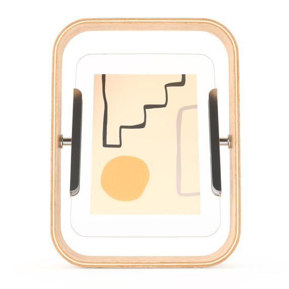 Фоторамка двусторонняя Bellwood,16х22 см, натуральное дерево, UMBRA, фото , изображение 11