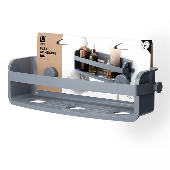 Органайзер для душа Flex Adhesive, голубой, UMBRA, фото , изображение 13