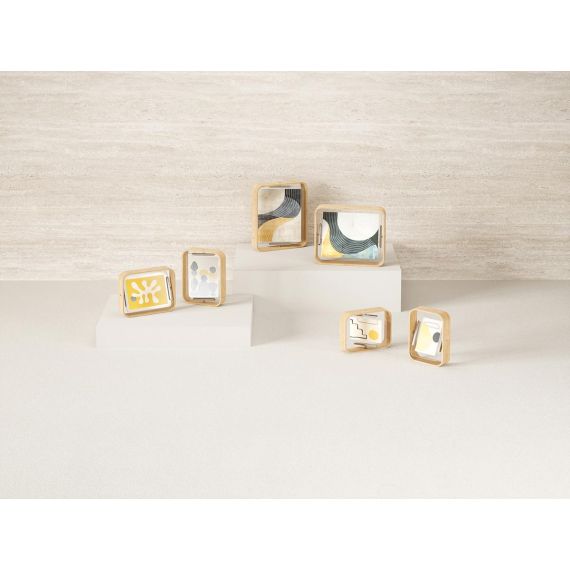 Фоторамка двусторонняя Bellwood,16х22 см, натуральное дерево, UMBRA, фото , изображение 4