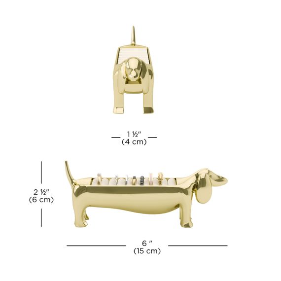 Держатель для колец Dachsie, латунь, UMBRA, фото , изображение 13
