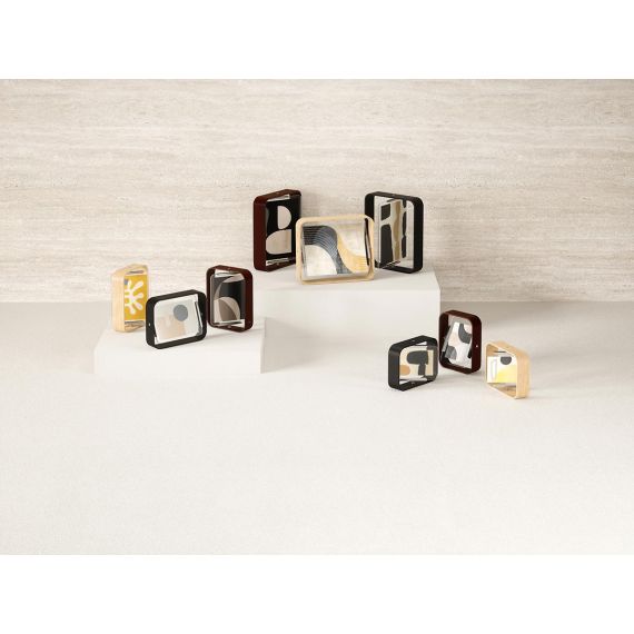 Фоторамка двусторонняя Bellwood, 16х22 см, состаренный орех, UMBRA, фото , изображение 4