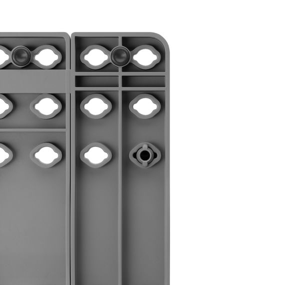 Органайзер для посуды и столовых приборов Peggy, 20х55 см, серый, UMBRA, фото , изображение 15