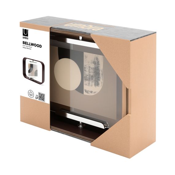 Фоторамка двусторонняя Bellwood, 16х22 см, состаренный орех, UMBRA, фото , изображение 16