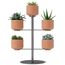 Подставка для цветов Terrapotta с горшками 5 шт, titanium, Umbra, фото , изображение 3