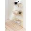 Полка напольная трехъярусная Siv, золотистая, Bergenson Bjorn Bath, фото , изображение 3
