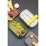 Ланч-бокс с приборами Food Time, 1 л, зеленый/серый, Smart Solutions, фото , изображение 4