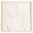 Панно декоративное с эффектом 3D Minimalism, 60х60 см, белый\бежевый, Bergenson Bjorn, фото 